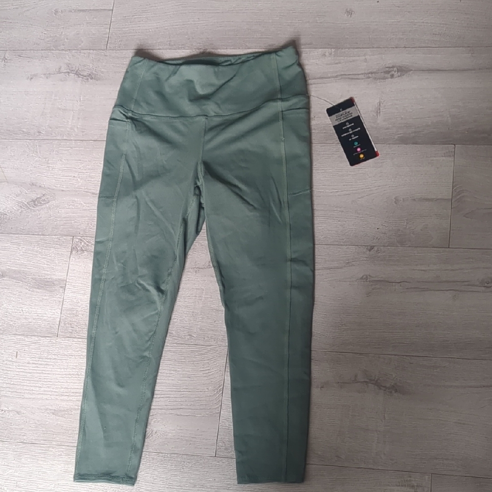 Green High-Waisted Leggings